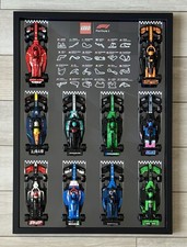 Cadre d’exposition 50x70 cm pour LEGO F1 Speed Champions - NOIR
