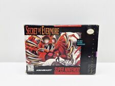 Secret Of Evermore SUPER NES USA VERSION