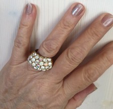 JOLIE BAGUE "AGATHA"/ METAL