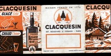 PARIS (VII°) ALCOOLS APERITIFS "CLACQUESIN / SINKOR" Carte de visite PRENOMS