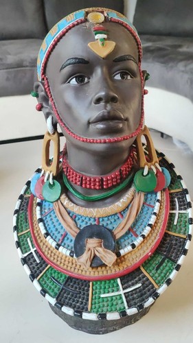 Sculpture buste homme guerrier - sculpture,
