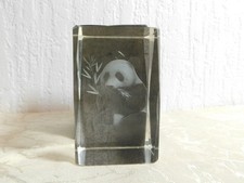 Verre "Panda Ours" Skogstokig Figur En Verre Avec Carton !