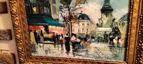 Beau tableau vue paris - beau,