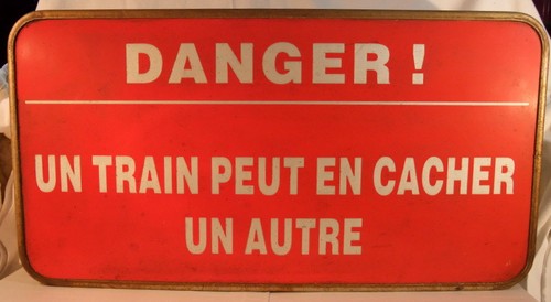 Panneau tôle sncf - tôle, un