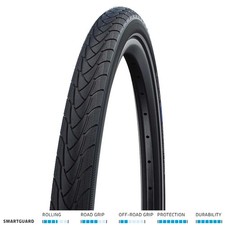 Schwalbe Marathon Plus cordoni Unisex-Adult, Nero/Reflex, 20x175 Unique