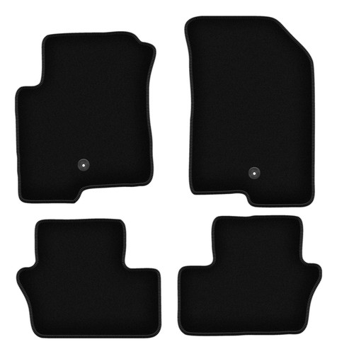Tapis sol velours noir - de,