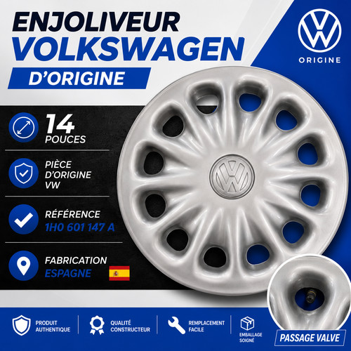 Enjoliveur volkswagen golf - enjoliveur,