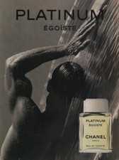 Publicité papier Parfum. Perfume ad. Egoïste Platinum de Chanel 1998 France 