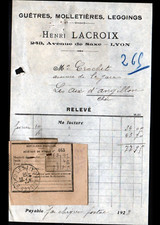 LYON (69) USINE de GUETRES