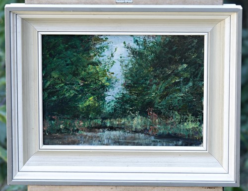 Huile sur toile signée - huile,