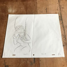 dessin contemporain N52 planche original les simpsons marge simpson