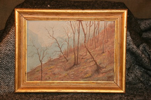 Tableau peinture huile - peinture,