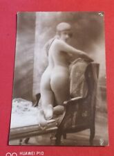 PHOTO CARTE CPA : Femme Nue Nude Sein Nus Nu Intégrale AUTHENTIQUE écrit GP