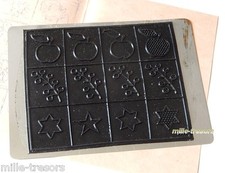 Plaque à encrer Ecole Tampon : APPRENDRE A COMPTER Mathématiques : Pommes Etoile