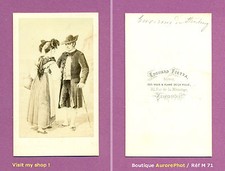 CDV FIETTA à STRASBOURG : COUPLE EN COSTUME TRADITIONNEL ALSACIEN, ALSACE -M71