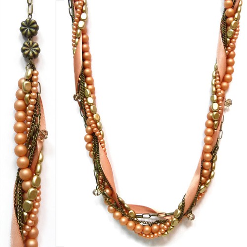Collier sautoir soirée - collier,