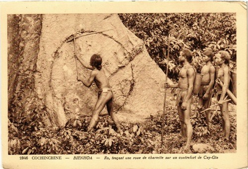 Old postcard vietnam - old, ak