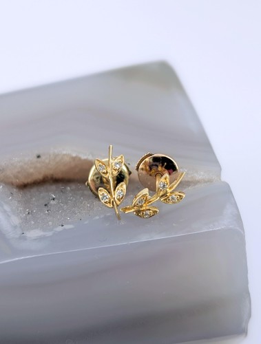 Boucles oreilles feuilles - d'oreilles, en