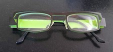 Monture de lunettes  bi color Anne & Valentin  verte et noire  plus étui