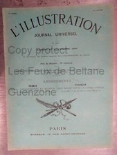 Couverture L'ILLUSTRATION nov 1897 publicités document Cover antique french mag