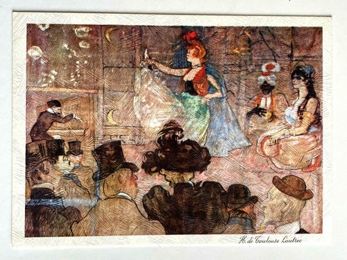 Carte postale vintage art - postale,