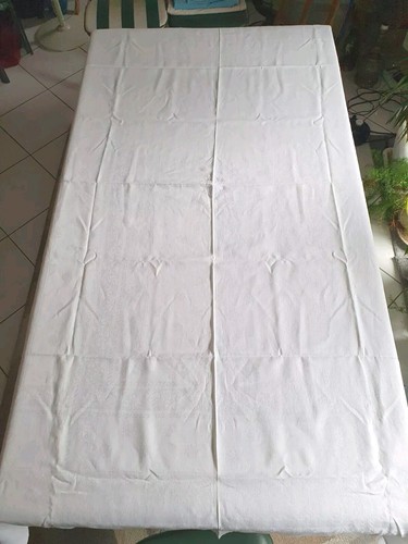 Nappe ancienne coton lin - nappe,