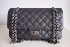 Sac 2.55 chanel cuir gris