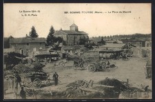 CPA Somme-Tourbe, La Guerre