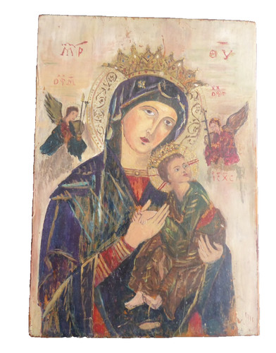 Belle icone vierge enfant - icone,