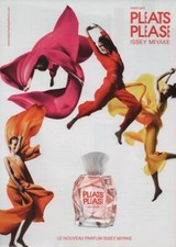 Publicité papier Parfum. Perfume ad. ISSEY MIYAKE Pleats Please 2012