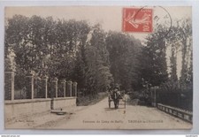 Trouan la Chaussée (Aube) - Attelage, cheval sur une Route