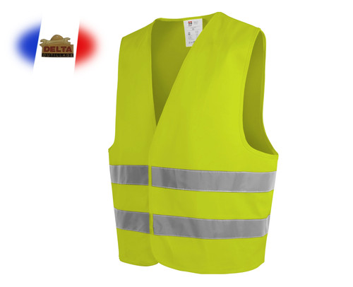 Gilet jaune réfléchissant - gilet,