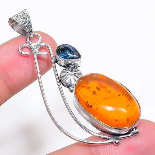 Pendentif pierre précieuse