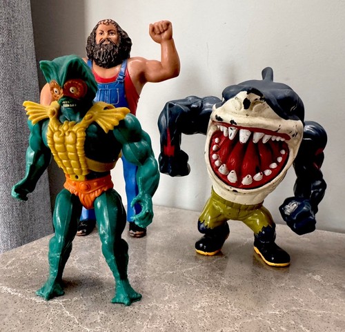 Lot figurines vintage requin