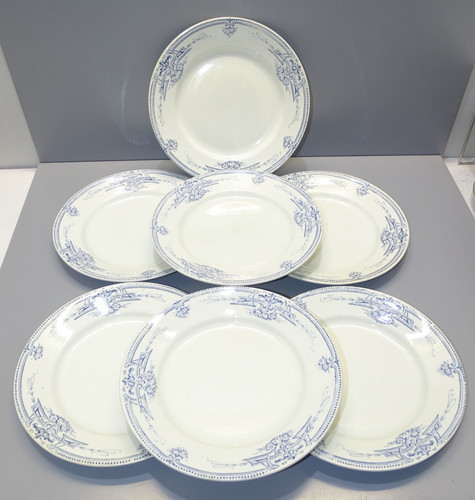 Assiettes plates ceramique - -7,