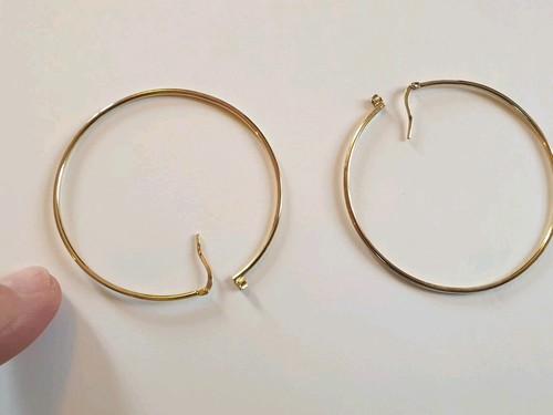 Paire creoles boucles d - de,