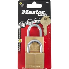 Cadenas en laiton - Lot de 2 – 40 mm – Clés identiques – Master Lock