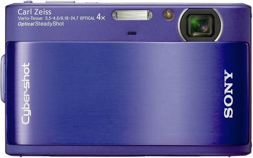 Blue sony cyber shot - -, ​​shot