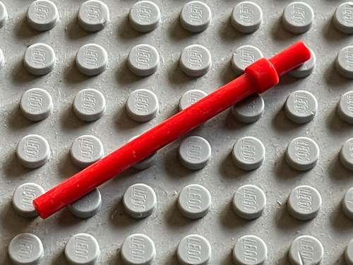 Lego red bar with thick - bar,