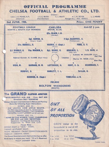 Chelsea bolton wanderers - bolton,