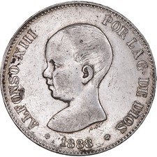 Monnaie, Espagne, Alfonso