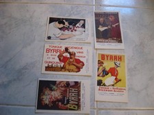 LOT DE 5 CP BYRRH REPRO NEUDIN