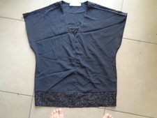 chemisier cache cache noir taille 3 neuf