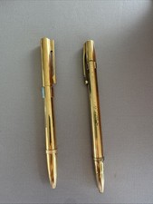 Lot De 2 Stylo bille 4 couleurs  Waterman en métal doré