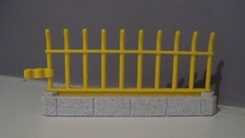 PLAYMOBIL (O2214) ZOO - Grande Grille Jaune avec Attache 3240 3252 4093