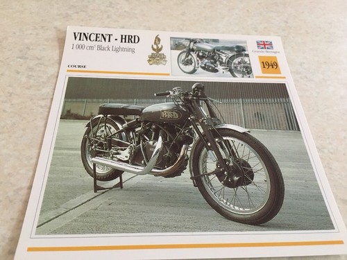Carte moto vincent hrd - moto, 1000