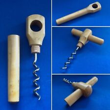 Ancien Tire Bouchon De Poche en bois de Buis