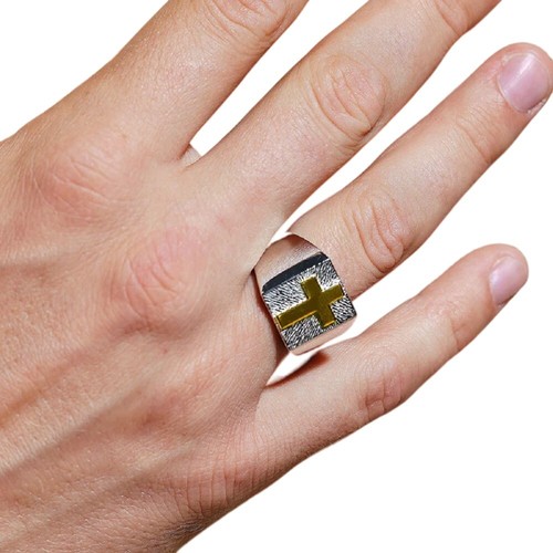 Bague argent sterling pour - en,