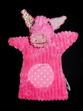 359/ doudou marionnette cochon