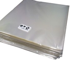50 POCHETTES plastiques DISQUES VINYLES 10" 27x27,5 cm